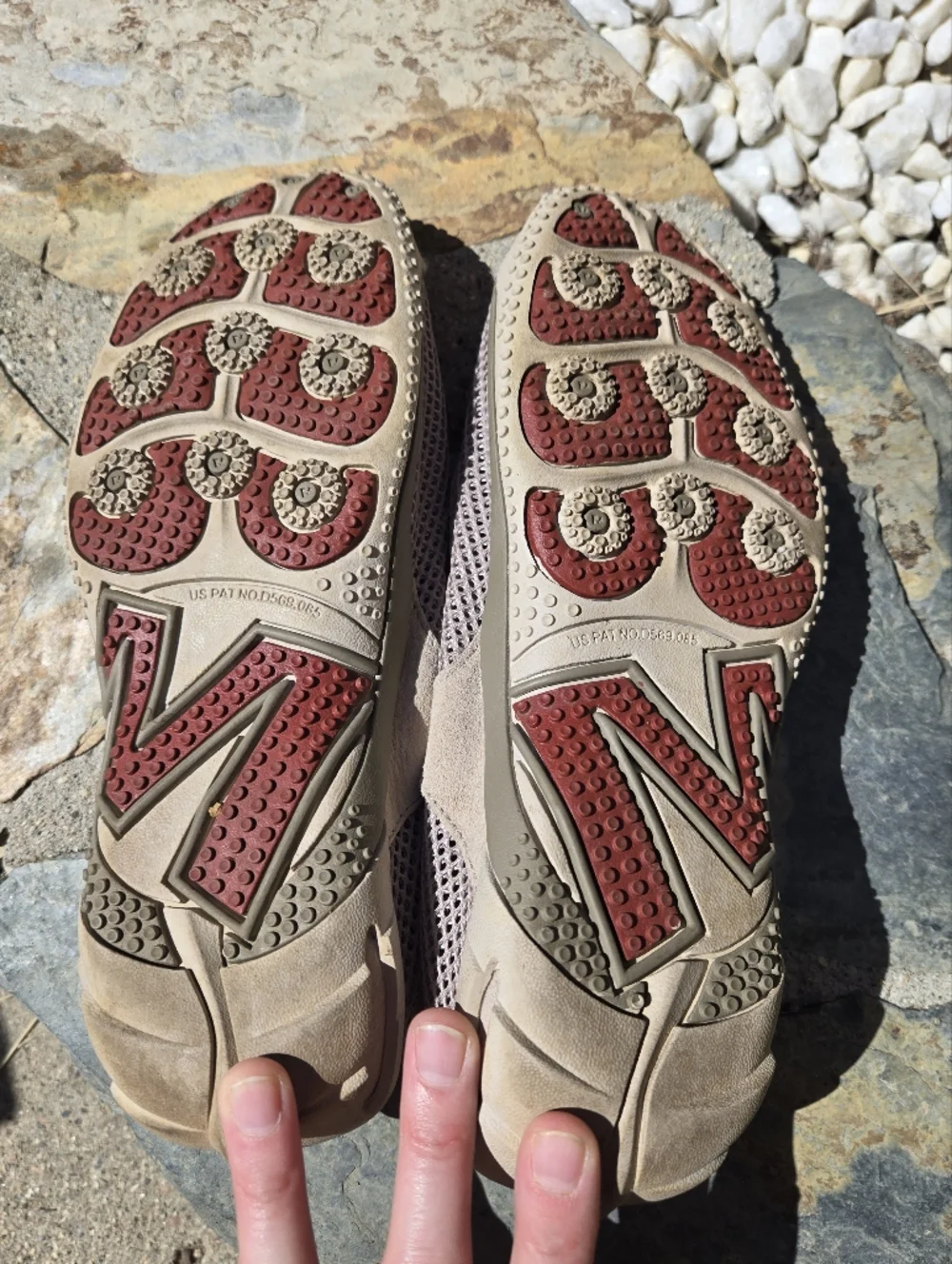 Merrell Taupe Mesh Mary Jane Sandals Size 8 Ortholite Comfort Hiking Walking - Picture 4 of 4